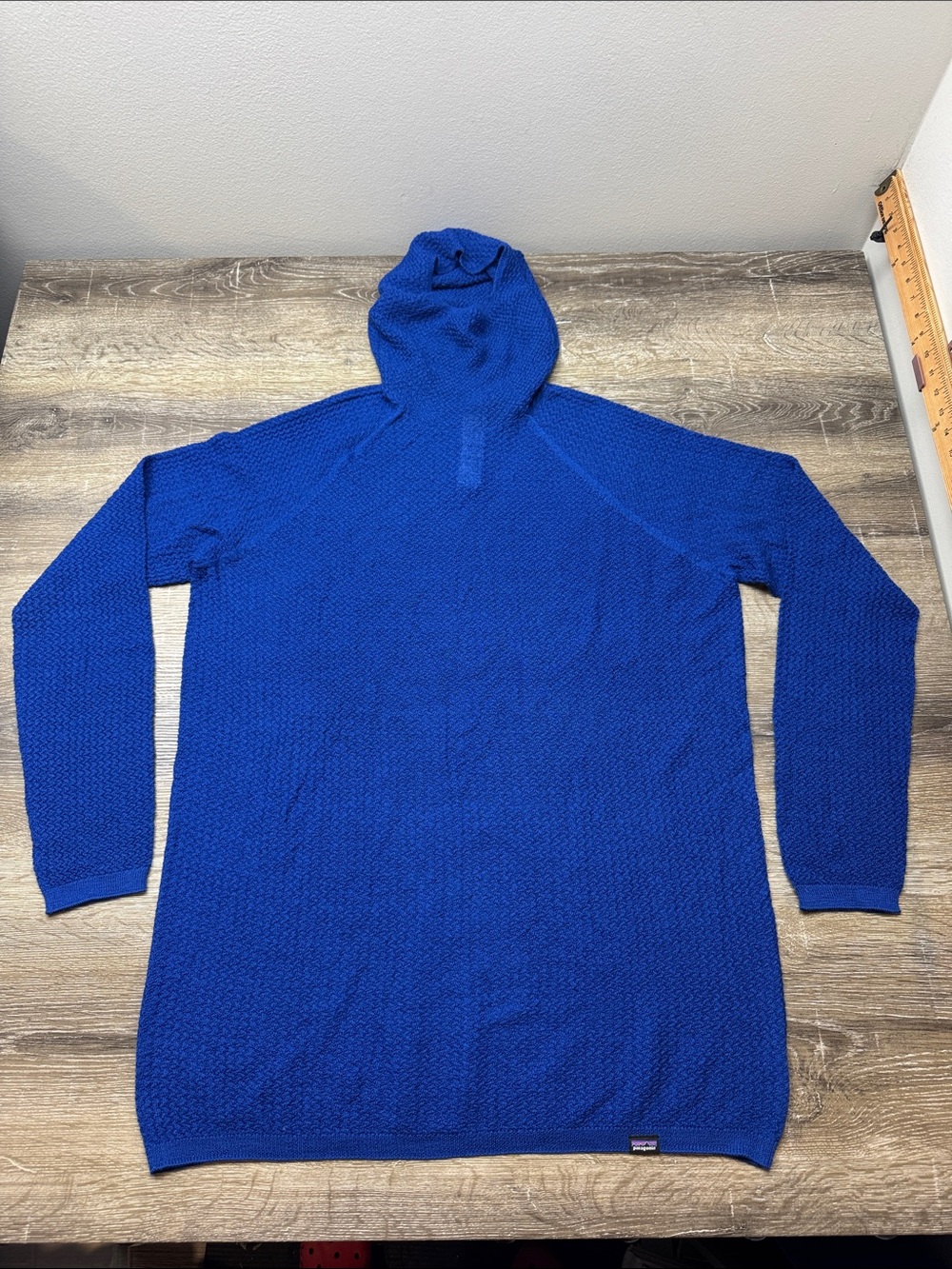 Patagonia Capilene Air Hoody Hoodie Base Layer Merino Wool Men’s Size 2XL Blue